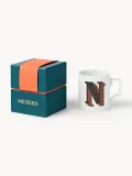 Westwing Collection Кружка Westwing x MEISSEN Initials, декор оранжевый, арт. S98293 — фото 1