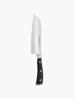 Wüsthof Нож Santoku Classic Icon, 31 см, чёрная рукоять