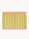 Maison Deux Коврик придверный Stripe из винила в полоску, моющийся, 50х70 см, розово-жёлтый — фото 1