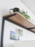 Yamazaki Полка кухонная Tower со столешницей из ореха, 90 см — фото 3