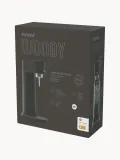 Mysoda Сифон для газирования воды Woody с бутылкой 1 л, корпус из древесного композита, высота 41 см, чёрный — фото 3