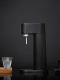 Mysoda Сифон для газирования воды Woody с бутылкой 1 л, корпус из древесного композита, высота 41 см, чёрный — фото 7