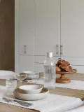Mysoda Бутылка для воды Glassy стеклянная с алюминиевой крышкой, 1 л, высота 28 см, прозрачная с серебристым — фото 3