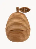 Anna + Nina Коробка для хранения Pear из ротанга с крышкой — фото 1