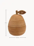 Anna + Nina Коробка для хранения Pear из ротанга с крышкой — фото 2