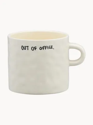 Anna + Nina Кружка Out of Office ручной росписи