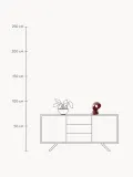 Artemide Настольный светильник Dalu, Ш 18 × В 26 см, Бургунди — фото 2