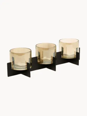 Подсвечник Bazar Bizar Trio Noir на три свечи