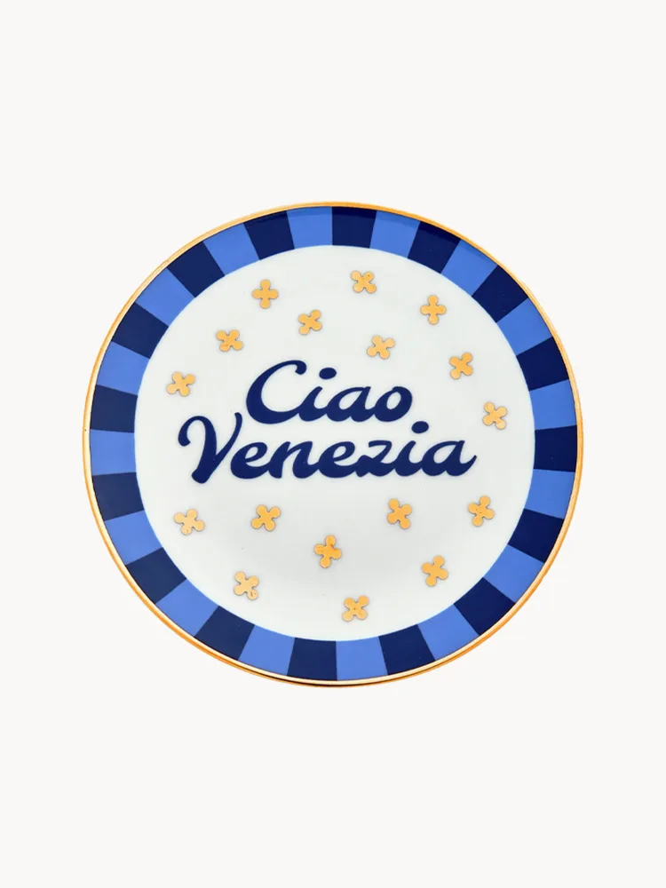 Bitossi Home Тарелка десертная Ciao Mondo, Ø 15 см, Белый