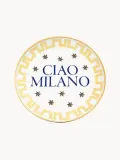 Bitossi Home Тарелка десертная Ciao Mondo, Белый — фото 1