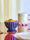 Bloomingville Мисочка для закусок Nini ручной росписи, Ø 9 × В 7 см, Тёмный синий — фото 3