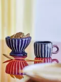 Bloomingville Мисочка для закусок Nini ручной росписи, Ø 9 × В 7 см, Тёмный синий — фото 4