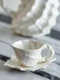Bloomingville Чашка с блюдцем Shellie — фото 4