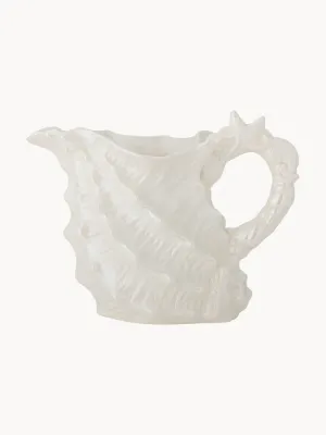 Кувшин Bloomingville Shellie с эффектом перламутра, 1 л, белый