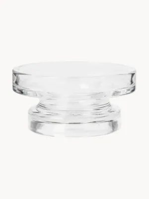 Подсвечник Broste Copenhagen Petra из стекла, Ø 13 × В 7 см, Прозрачный