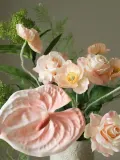 Botane Букет искусственных цветов Pink In The Afternoon, 9 стеблей — фото 5