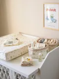 Cam Cam Copenhagen Корзина для хранения детская Vintage Toys стёганая, комплект 2 шт., 22х17 и 19х15 см, с многоцветным рисунком — фото 4