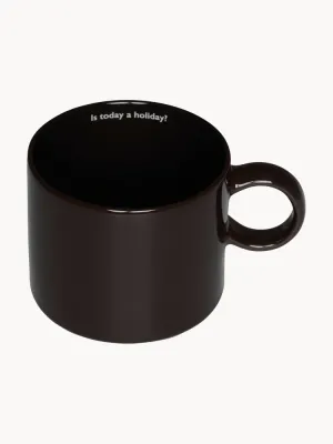 Design Letters Кружка Nordic Jumbo увеличенного объёма, Ø 10 × В 9 см, 500 мл, Тёмный коричневый