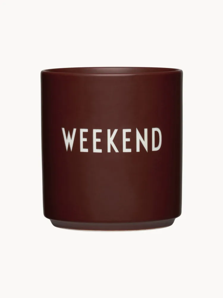 Design Letters Кружка Favourite с надписью «Weekend»