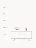 Ferm Living Kids Светильник настольный детский Skye с льняным абажуром и вышивкой в облака, диаметр 12 см, высота 27 см, светло-бежевый — фото 2