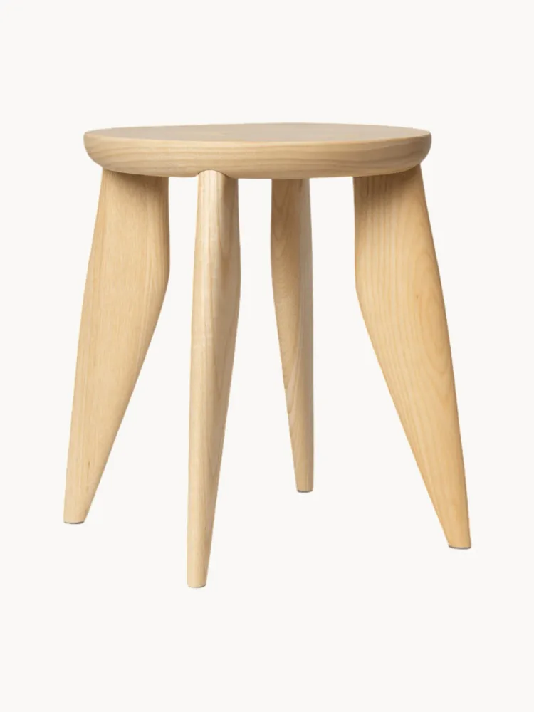 Ferm Living Kids Табурет детский Feve из массива ясеня, диаметр 33 см, высота 30 см, светлое дерево