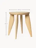 Ferm Living Kids Табурет детский Feve из массива ясеня, диаметр 33 см, высота 30 см, светлое дерево — фото 2