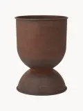 Ferm Living Кашпо Hourglass, высота 43 см, Ø 30 × В 43 см, Тёмный коричневый — фото 1