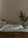 Garbo&Friends Матрас пеленальный Sky Blue с хлопковым чехлом, 50 x 65 x 9 см, молочно-белый со светло-голубым — фото 3