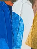 Hkliving Картина на льняном холсте Moonlight Strokes, 18x20 см — фото 3