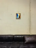 Hkliving Картина на льняном холсте Moonlight Strokes, 18x20 см — фото 6