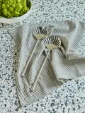 House Doctor Приборы для сервировки салата Fan из нержавеющей стали, 28 см — фото 3