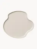 Блюдо для подачи Aalto Iittala, светло-бежевое, 25 см, Ш 25 × Г 23 см, Светлый бежевый — фото 1