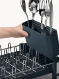 Сушилка для посуды Joseph Joseph Extend компактная, чёрная — фото 3