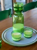 Карафка &klevering Circus из стекла ручной работы, 1,3 л, светло-зелёная — фото 4