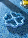 &klevering Подставка под горячее Clover, 19 см, голубая — фото 3