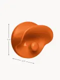 Kartell Комплект настенных крючков Seventies, 2 шт, Ø 11 × В 5 см, Оранжевый — фото 2