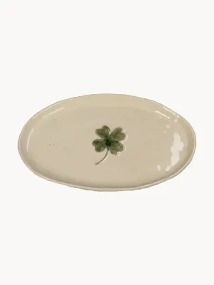 Блюдо для подачи Four-Leaf Clover, овальное, 20х12 см