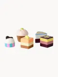 Kids Concept Набор игрушек Cordelia двухъярусная подставка для сладостей с пирожными из дерева и МДФ, высота 20 см, диаметр 15 см, разноцветный — фото 2