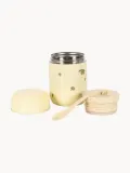 Konges Sløjd Термос для еды детский Lemon из нержавеющей стали с ложкой в крышке, диаметр 9 см, высота 14 см, светло-жёлтый — фото 5