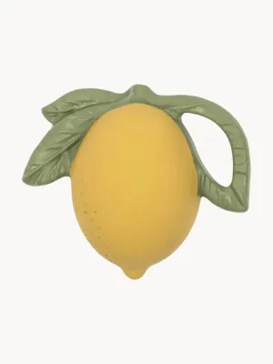 Konges Sløjd Прорезыватель для зубов Lemon в форме лимона из натурального каучука, 9 х 9 х 6 см, жёлтый с зелёным