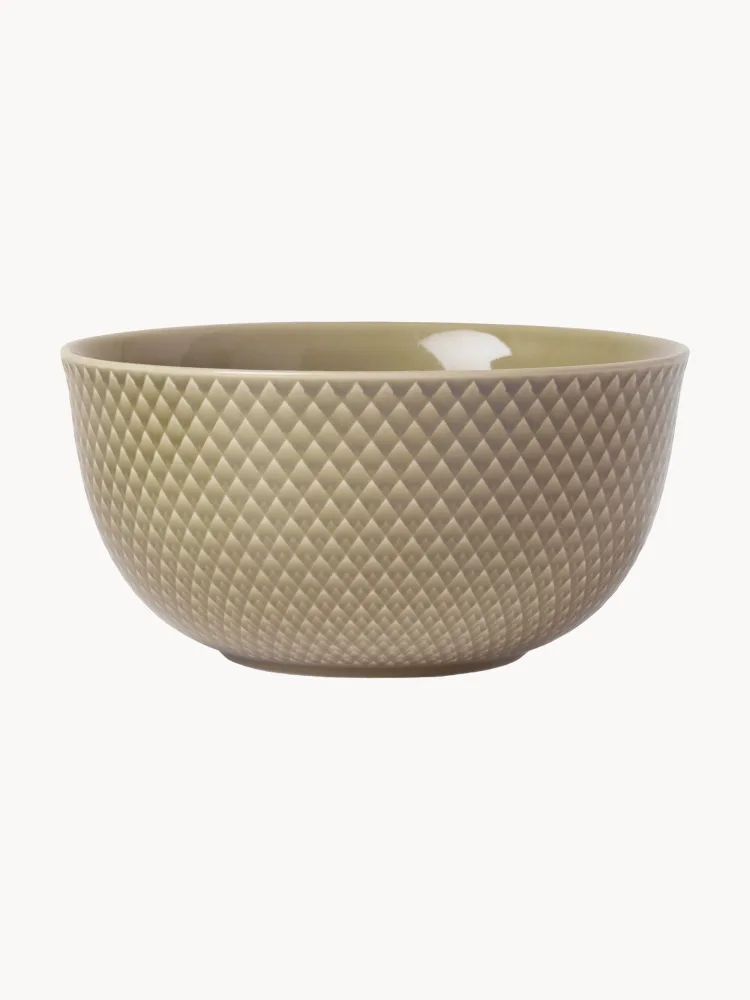 Lyngby Porcelaen Миска для сервировки Rhombe Earth из фарфора