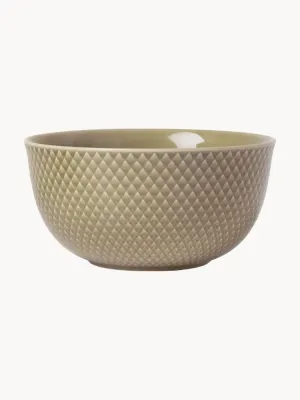 Lyngby Porcelaen Миска для сервировки Rhombe Earth из фарфора