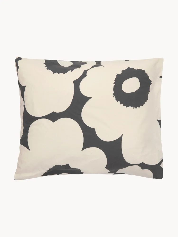 Marimekko Наволочка Unikko из хлопка 80х80 см
