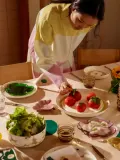 Marimekko Тарелка для завтрака Unikko, Д 20 × Ш 20 см, Тёмный зелёный — фото 2