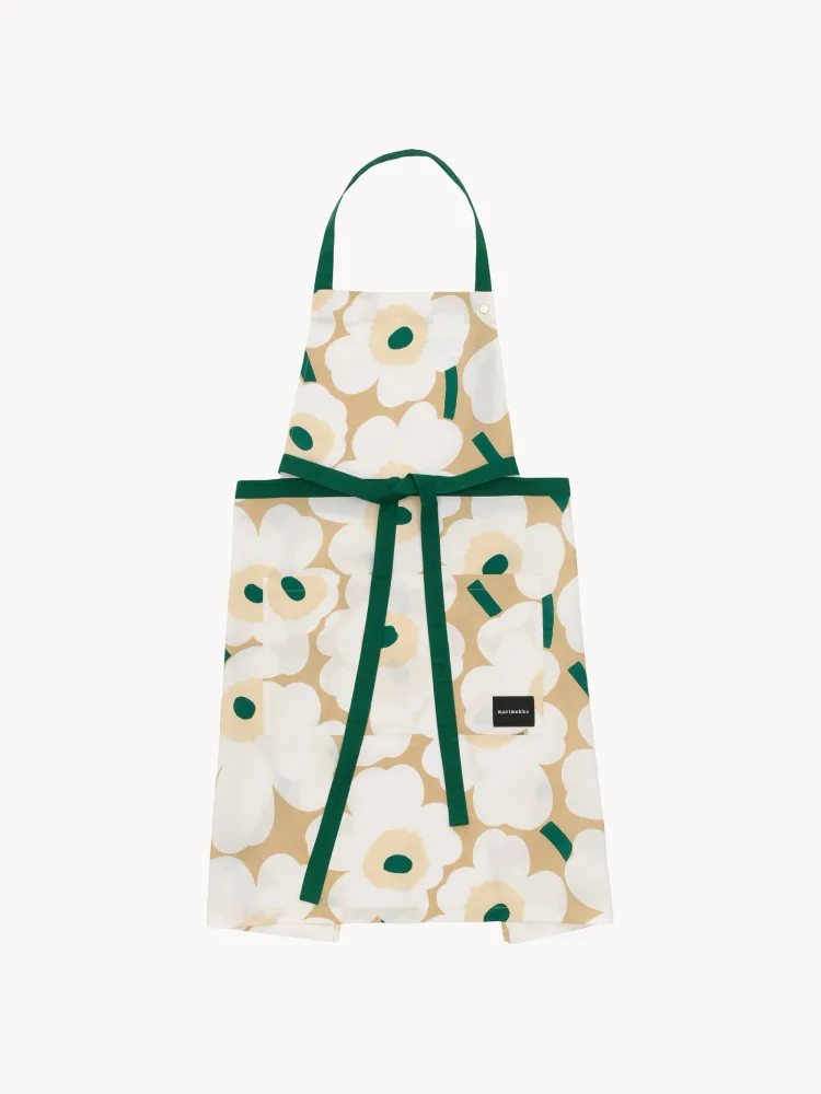 Marimekko Фартук Pieni Unikko 84х85 см бежевый