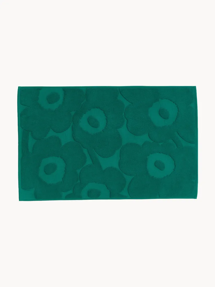 Marimekko Коврик для ванной Unikko тёмно-бирюзовый