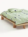 Marimekko Пододеяльник Unikko из хлопкового сирсакера, 140х200 см, Ш 140 × Д 200 см, Шалфейный зелёный — фото 2