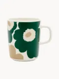 Marimekko Кружка Unikko, Ø 8 × В 10 см, 250 мл, Тёмный зелёный — фото 1