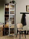 Nordal Вешалка настенная Edgy XL ручной работы из МДФ с железными крючками, ширина 90 см, чёрная — фото 6