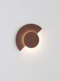 Уличный настенный светильник Gloo, коричнево-бежевый — фото 3